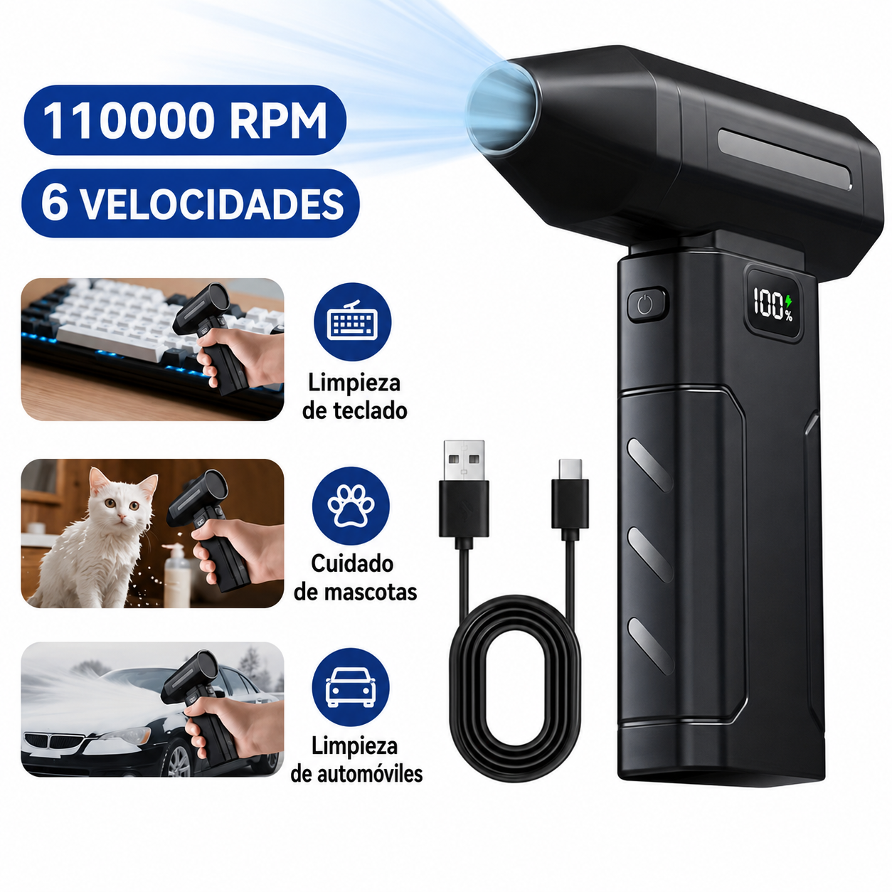 Soplador Turbo Profesional™ Multifuncional